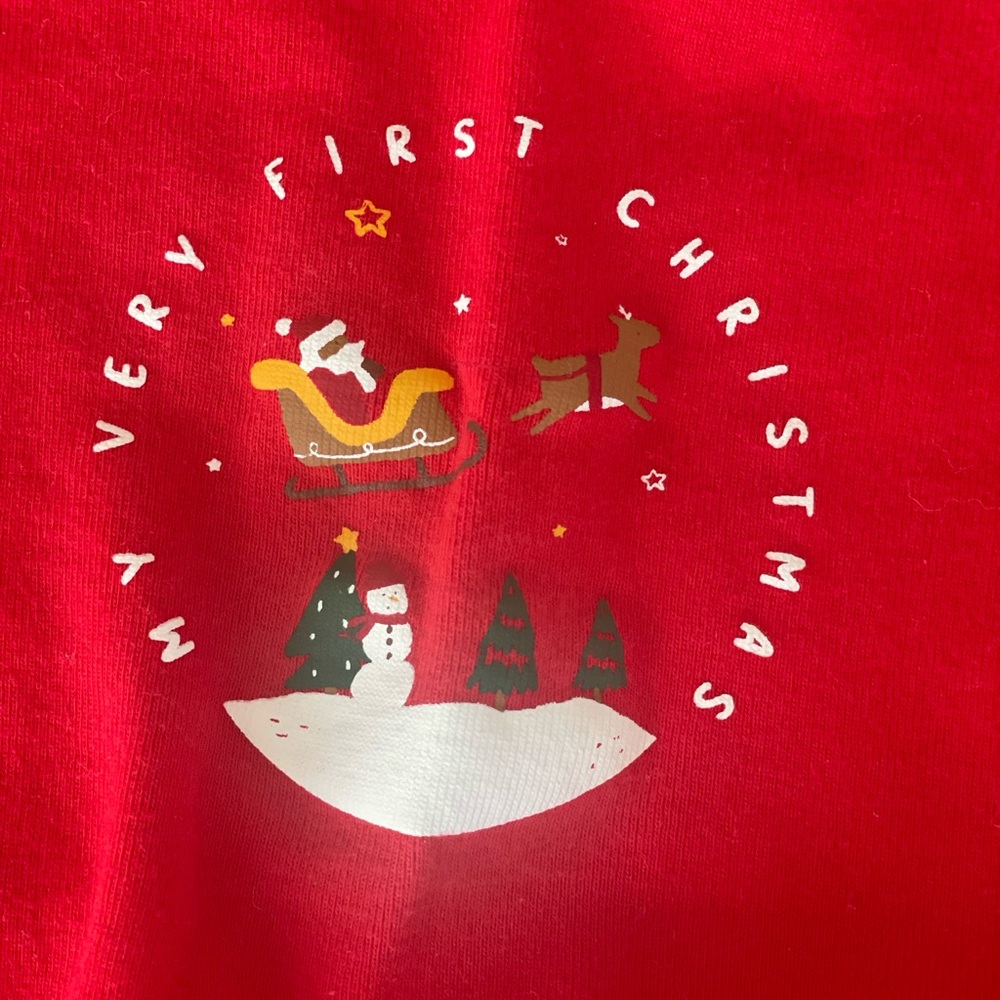 EUC Carter’s first Christmas matching set 18 months